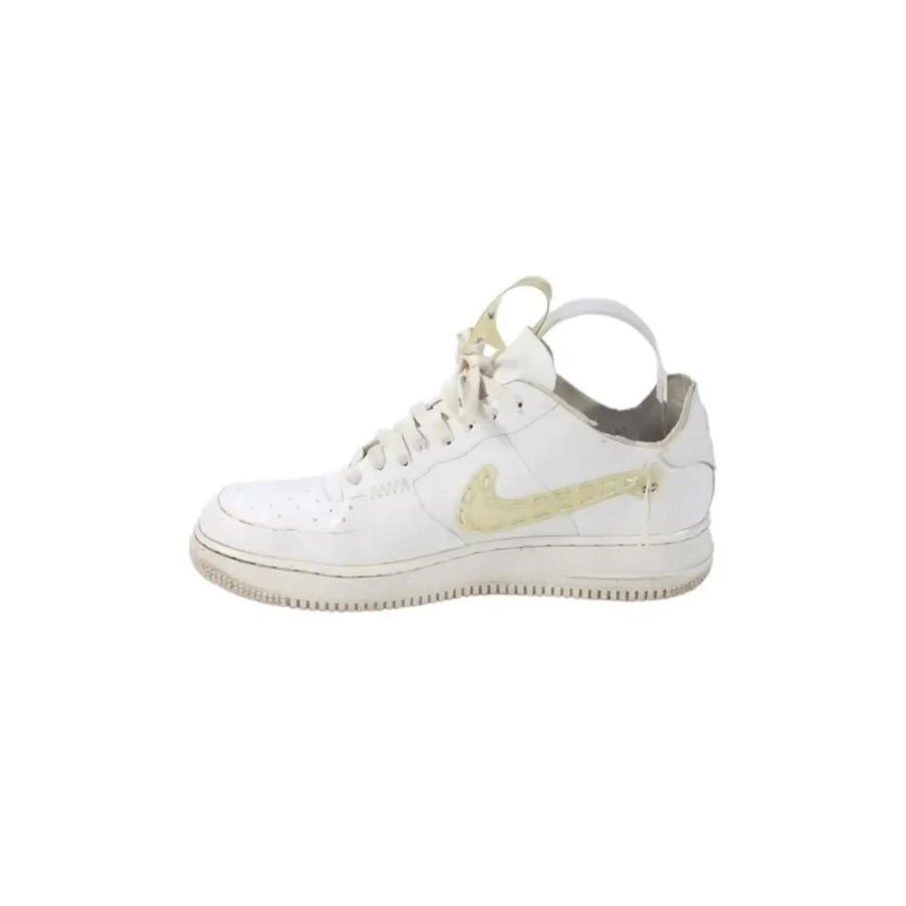 Nike Men's Leather Lace Up Trainer Athletic Sneakers White Size 9